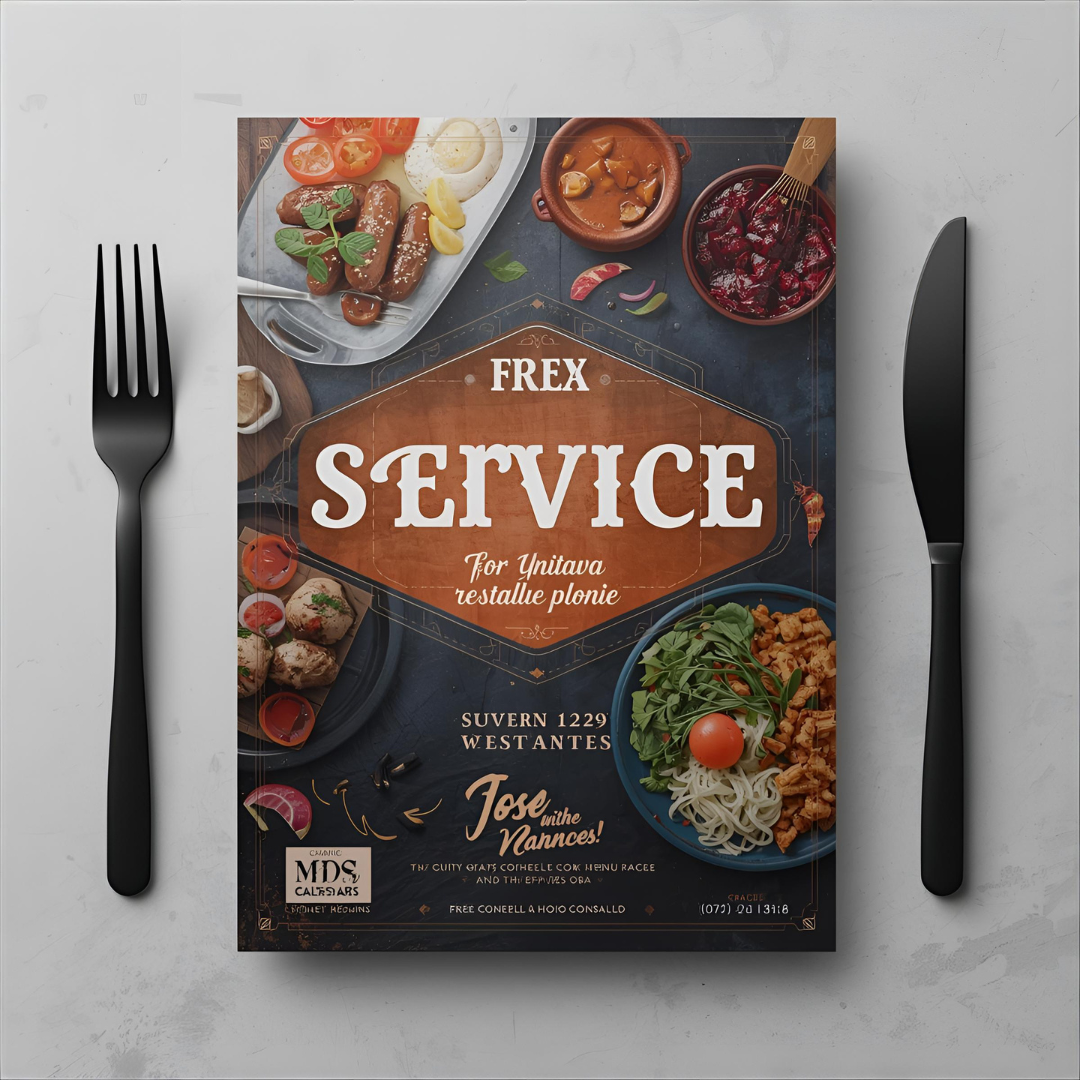 Menu Design (Print + Digital)
