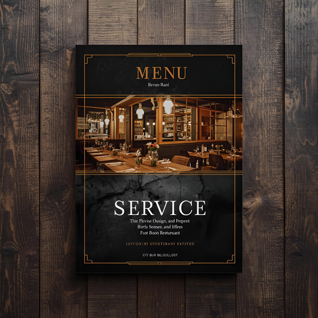 Menu Design (Print + Digital)